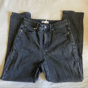 Madewell The Curvy Perfect Vintage Jean - Washed black